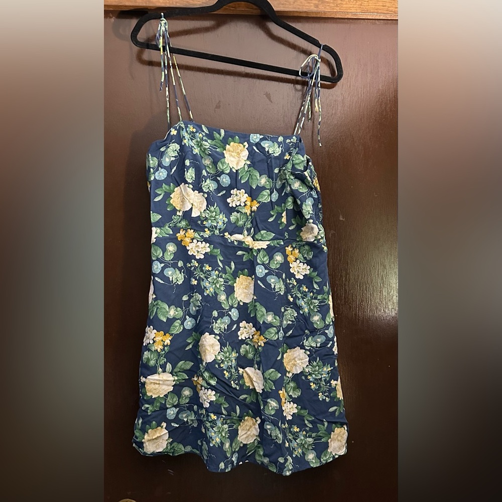 Old Navy Blue Floral Mini Dress